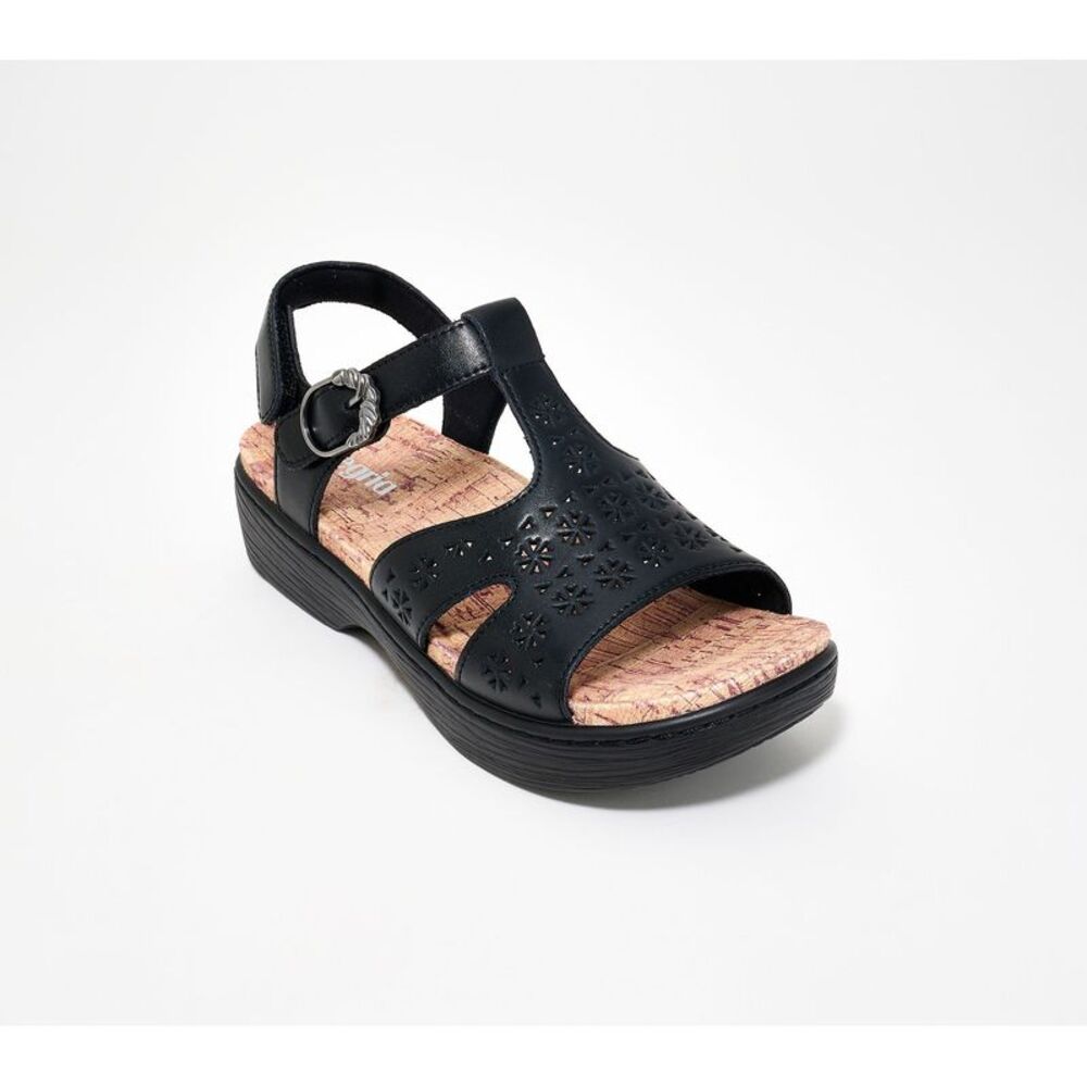 Alegria Women's Sz 9 Make Your Selection: Leather Adjustable Black